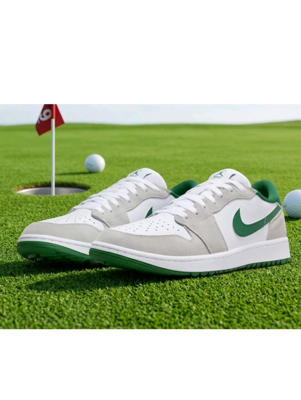 Nike Air Jordan 1 Low Golf Pine Green Shoes